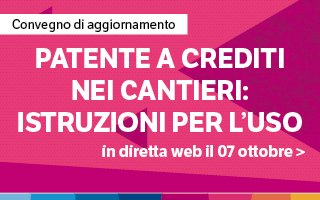 Patente a crediti nei cantieri: istruzioni per l’uso